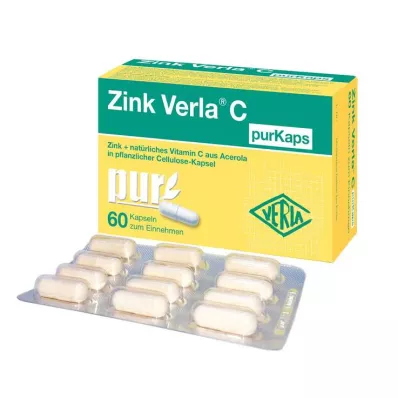 ZINK VERLA C purKaps, 60 capsules ZINK VERLA C purKaps, 60 capsules