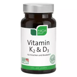 NICAPUR Vitamine K2 & D3-capsules, 60 stuks