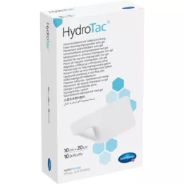 HYDROTAC Schuimverband 10x20 cm steriel, 10 stuks