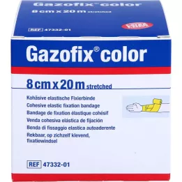 GAZOFIX kleur fixatieverband cohesief 8 cmx20 m geel, 1 st