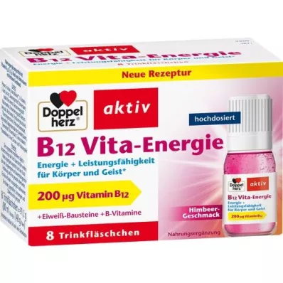 DOPPELHERZ B12 Vita-Energie drinkampullen, 8 stuks