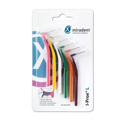 Miradent interdentale rager I-Prox L assorti, 6 stuks Miradent interdentale rager I-Prox L assorti, 6 stuks