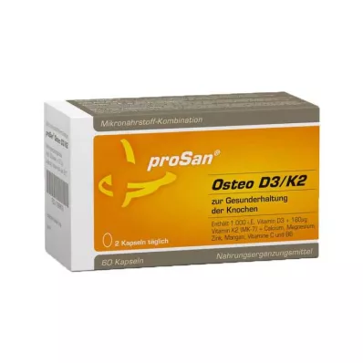 PROSAN Osteo D3/K2 zachte capsules, 60 stuks