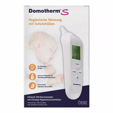 DOMOTHERM S Infrarood oorthermometer, 1 stuk DOMOTHERM S Infrarood oorthermometer, 1 stuk