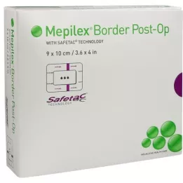 MEPILEX Randpaal-OP Zelfklevend verband 9x10 cm, 10 stuks