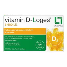 VITAMIN D-LOGES 5.600 I.E. Wo.Depot Chewabl.Fam.Pa, 60 st
