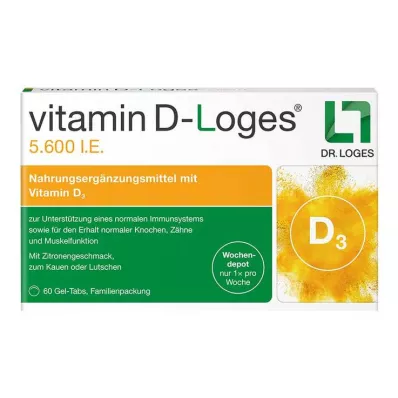 VITAMIN D-LOGES 5.600 I.E. Wo.Depot Chewabl.Fam.Pa, 60 st