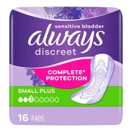 ALWAYS discreet incontinentie-inlegger klein plus, 16 stuks