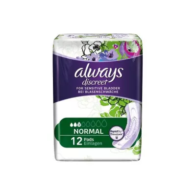 Altijd discrete incontinentieverband normaal, 12 stuks Altijd discrete incontinentieverband normaal, 12 stuks