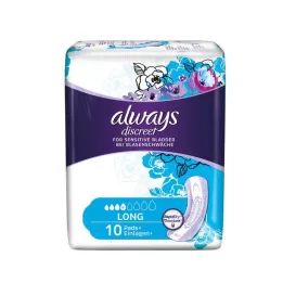 ALWAYS discreet incontinentie-inlegger lang, 10 stuks