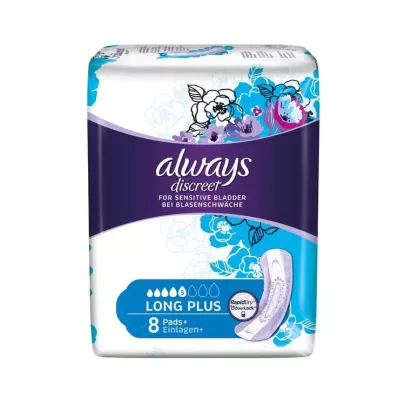 Altijd discrete incontinentieverbanden lang plus, 8 st