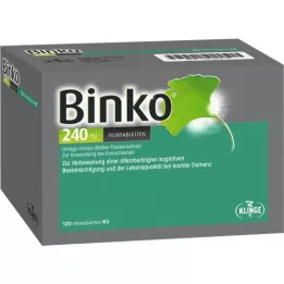 BINKO 240 mg filmomhulde tabletten, 120 stuks