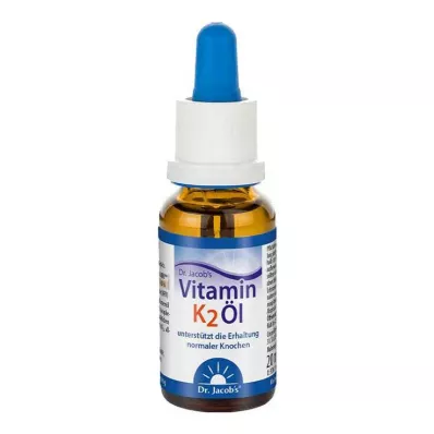 Vitamine K2 olie Dr.Jacob`s druppels, 20 ml