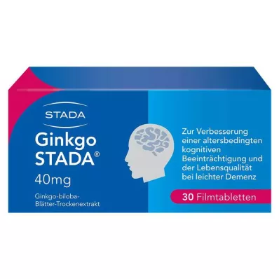 GINKGO STADA 40 mg filmomhulde tabletten, 30 stuks
