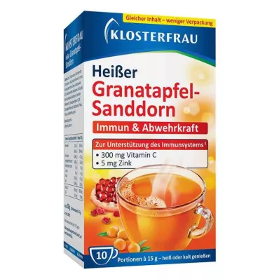 Klosterfrau Broncholind Hot Granaatappel Zand., 10X15 g Klosterfrau Broncholind Hot Granaatappel Zand., 10X15 g