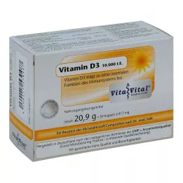 VITAMIN D3 10.000 I.U. Capsules, 50 stuks