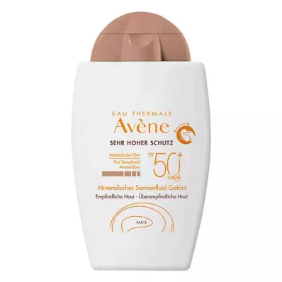 AVENE Minerale zonnevloeistof SPF 50+ getint, 40 ml AVENE Minerale zonnevloeistof SPF 50+ getint, 40 ml