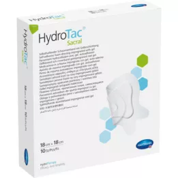 HYDROTAC comfort sacraal foamverband 18x18 cm steriel, 10 stuks