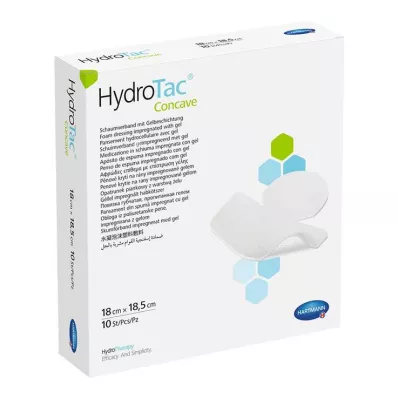 Hydrotac concaaf schuimverband 18x18,5 cm, 10 st Hydrotac concaaf schuimverband 18x18,5 cm, 10 st