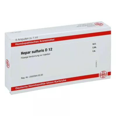 HEPAR SULFURIS D 12 Ampullen, 8X1 ml