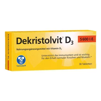 DEKRISTOLVIT D3 5.600 I.U. tabletten, 30 st