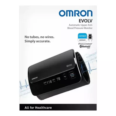 OMRON EVOLV alles-in-één bloeddrukmeter voor bovenarm, 1 stuk OMRON EVOLV alles-in-één bloeddrukmeter voor bovenarm, 1 stuk