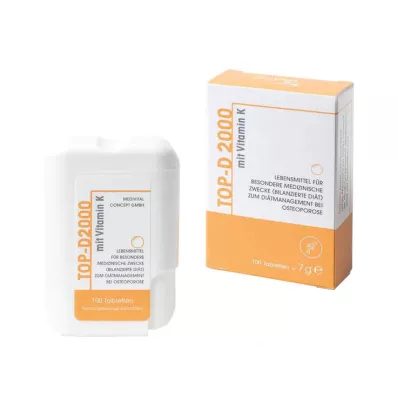 Top D 2000 tabletten, 100 stuks Top D 2000 tabletten, 100 stuks
