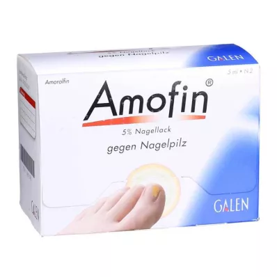 Amofin 5% nagellak, 5 ml