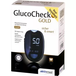 GLUCOCHECK GOLD Bloedglucosemeter set mmol/l, 1 st