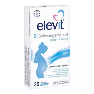 ELEVIT 2 Zwangerschap Zachte Capsules, 30 stuks