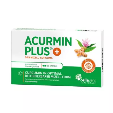 ACURMIN Plus Das Micell-Curcuma Softgels, 60 stuks