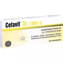 CEFAVIT D3 7.000 I.U. filmomhulde tabletten, 20 st