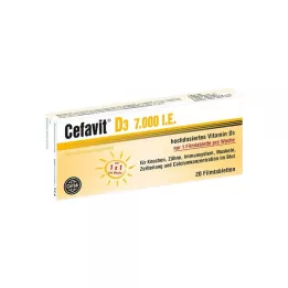 CEFAVIT D3 7.000 I.U. filmomhulde tabletten, 20 st