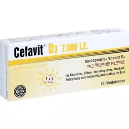 CEFAVIT D3 7.000 I.U. filmomhulde tabletten, 60 st