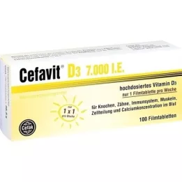 CEFAVIT D3 7.000 I.U. filmomhulde tabletten, 100 st