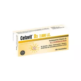CEFAVIT D3 7.000 I.U. filmomhulde tabletten, 100 st