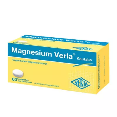 MAGNESIUM VERLA Kauwtabletten, 60 stuks MAGNESIUM VERLA Kauwtabletten, 60 stuks