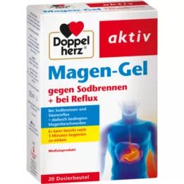 DOPPELHERZ Maaggel tegen brandend maagzuur+voor reflux, 20 stuks