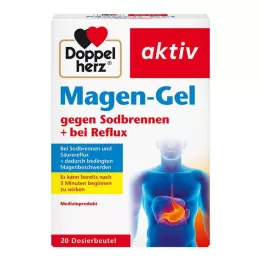 DOPPELHERZ Maaggel tegen brandend maagzuur+voor reflux, 20 stuks