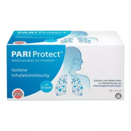 PARI ProtECT Inhalatieoplossing met Ectoïne Ampullen, 60X2,5 ml