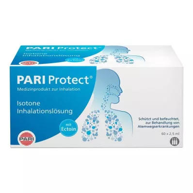 PARI ProtECT Inhalatieoplossing met Ectoïne Ampullen, 60X2,5 ml PARI ProtECT Inhalatieoplossing met Ectoïne Ampullen, 60X2,5 ml