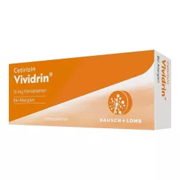 CETIRIZIN Vividrin 10 mg filmomhulde tabletten, 7 st
