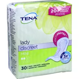 TENA LADY Discrete pads mini, 30 stuks