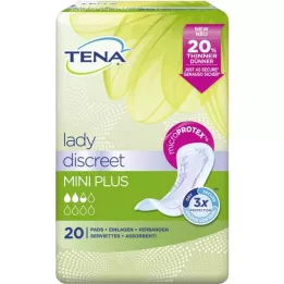 TENA LADY Discrete pads mini plus, 20 stuks