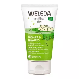 WELEDA Kids 2in1 Douche &amp; Shampoo pittige limoen, 150 ml