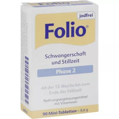 FOLIO 2 jodiumvrije filmomhulde tabletten, 90 stuks