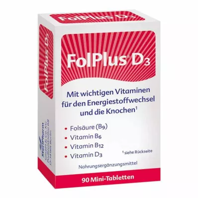 Folplus + D3 tabletten, 90 st