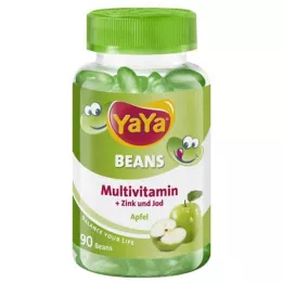 YAYA BEANS Apple Zink en jodium kauwtabletten, 90 stuks