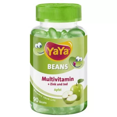 YAYA BEANS Apple Zink en jodium kauwtabletten, 90 stuks