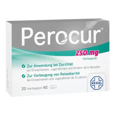 Perocur 250 mg harde capsules, 20 stuks Perocur 250 mg harde capsules, 20 stuks